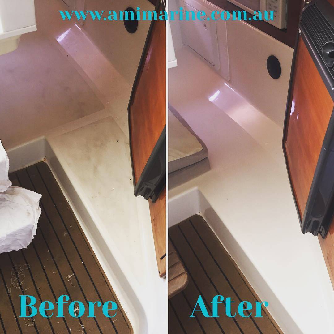 Yacht detailing services in Perth
