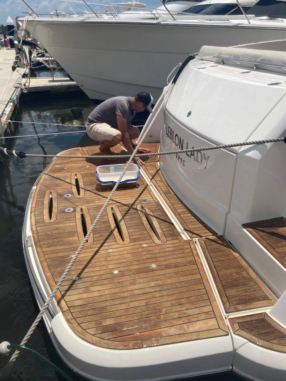 Boat exterior and interior detailing Perth